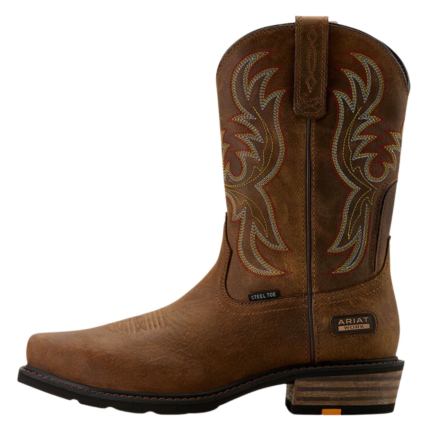 Ariat Mens Ironside Square Steel Toe Electrical Hazard Western Leather Work Boot