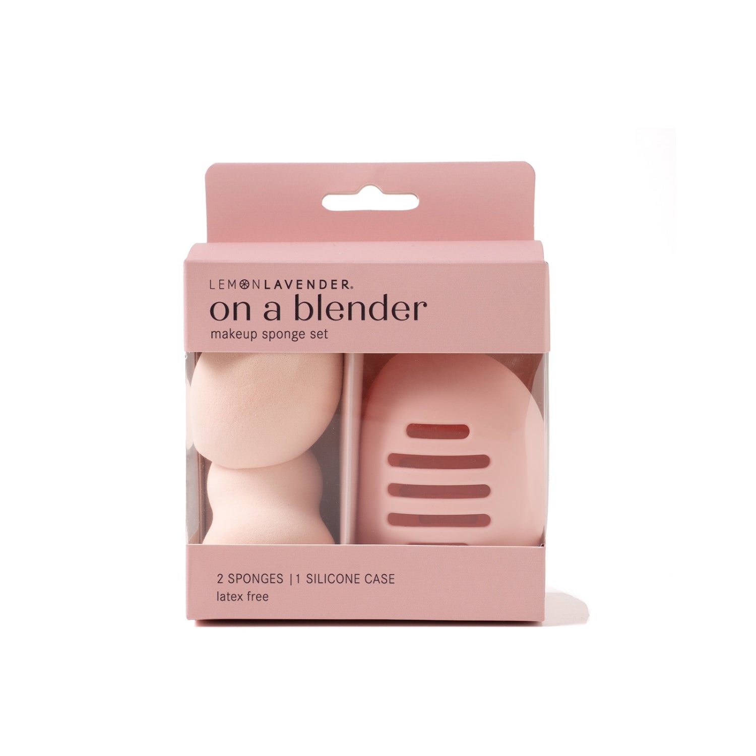 Lemon Lavender On a Blender Makeup Sponges and Case