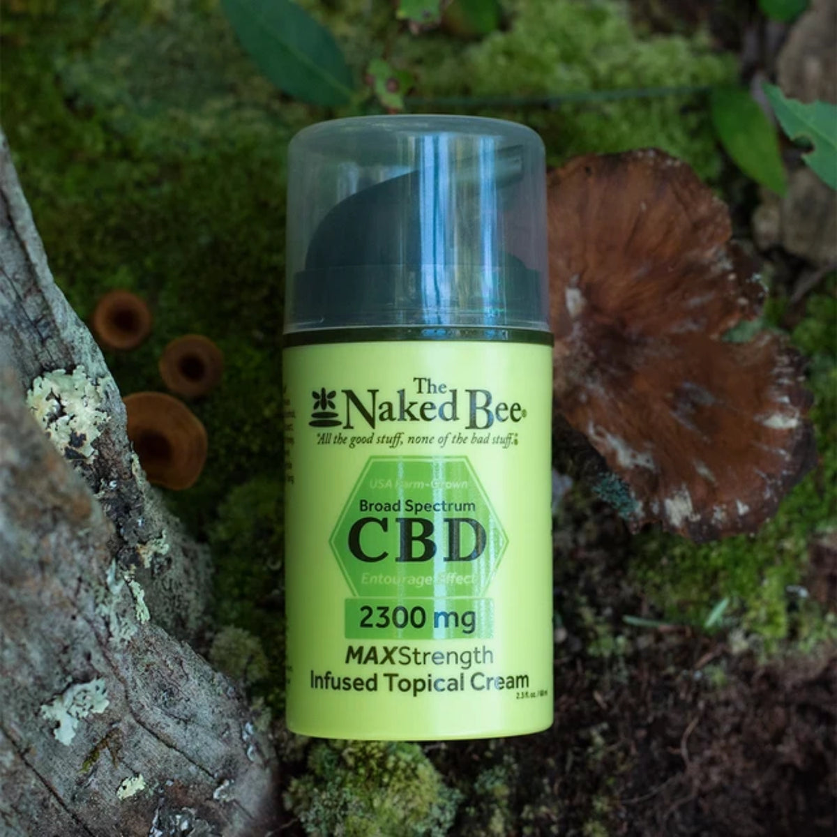2.3 oz. 2300mg Broad Spectrum CBD MAXStrength Infused Topical Cream