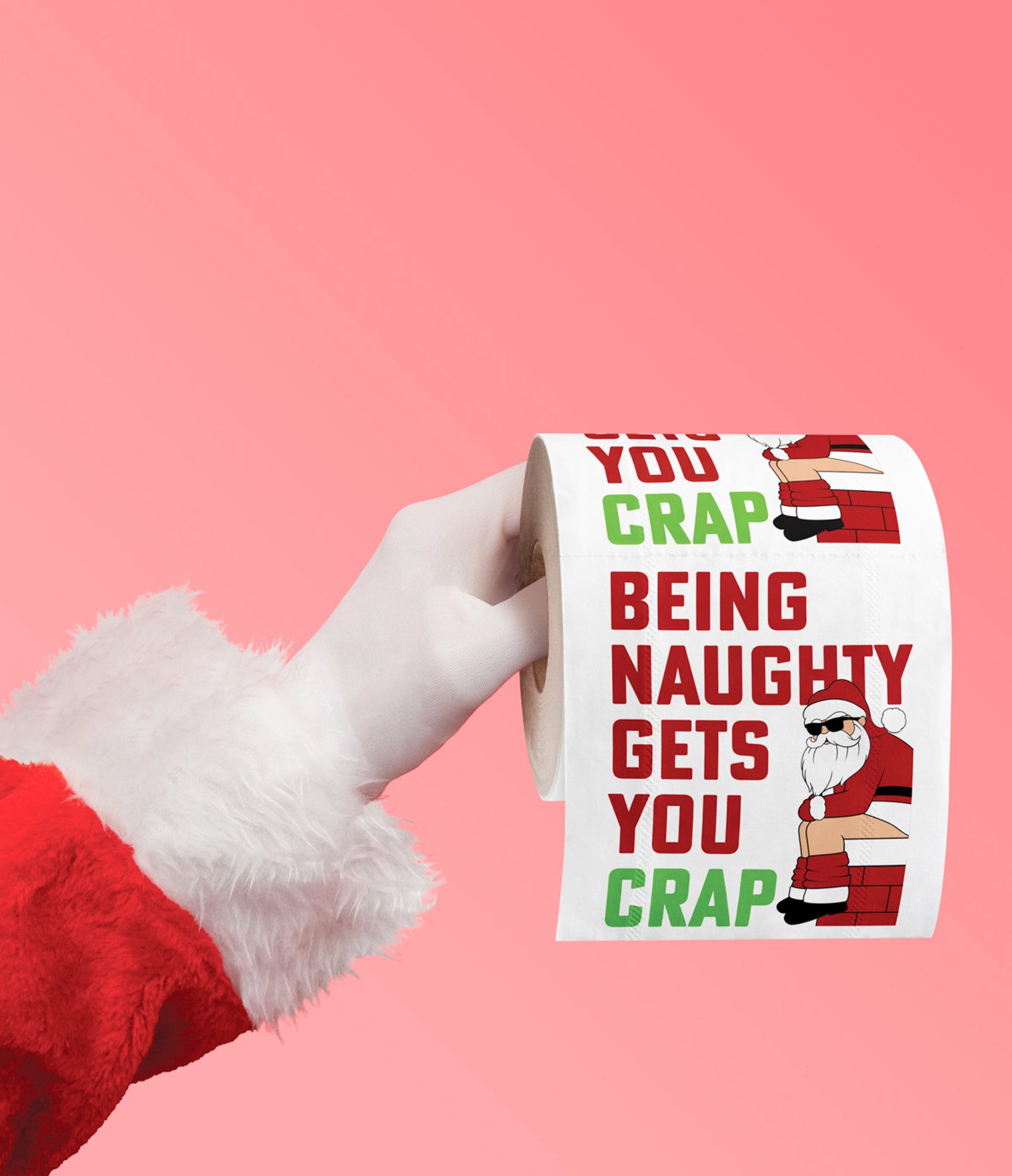 North Pole Plumbing Co. Hilarious Holiday Printed Toilet Paper