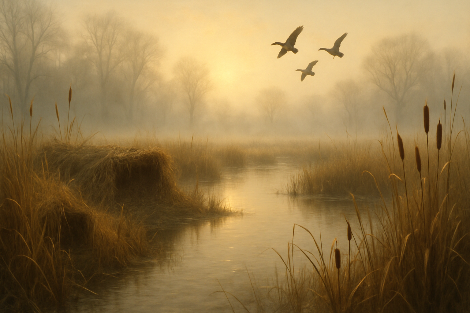 field for duck hunting