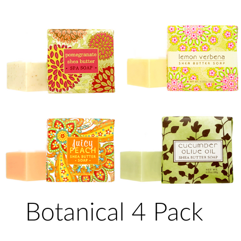 Greenwich Bay Trading Co., Botanic 1.9oz Soaps, USA, 4 Pack