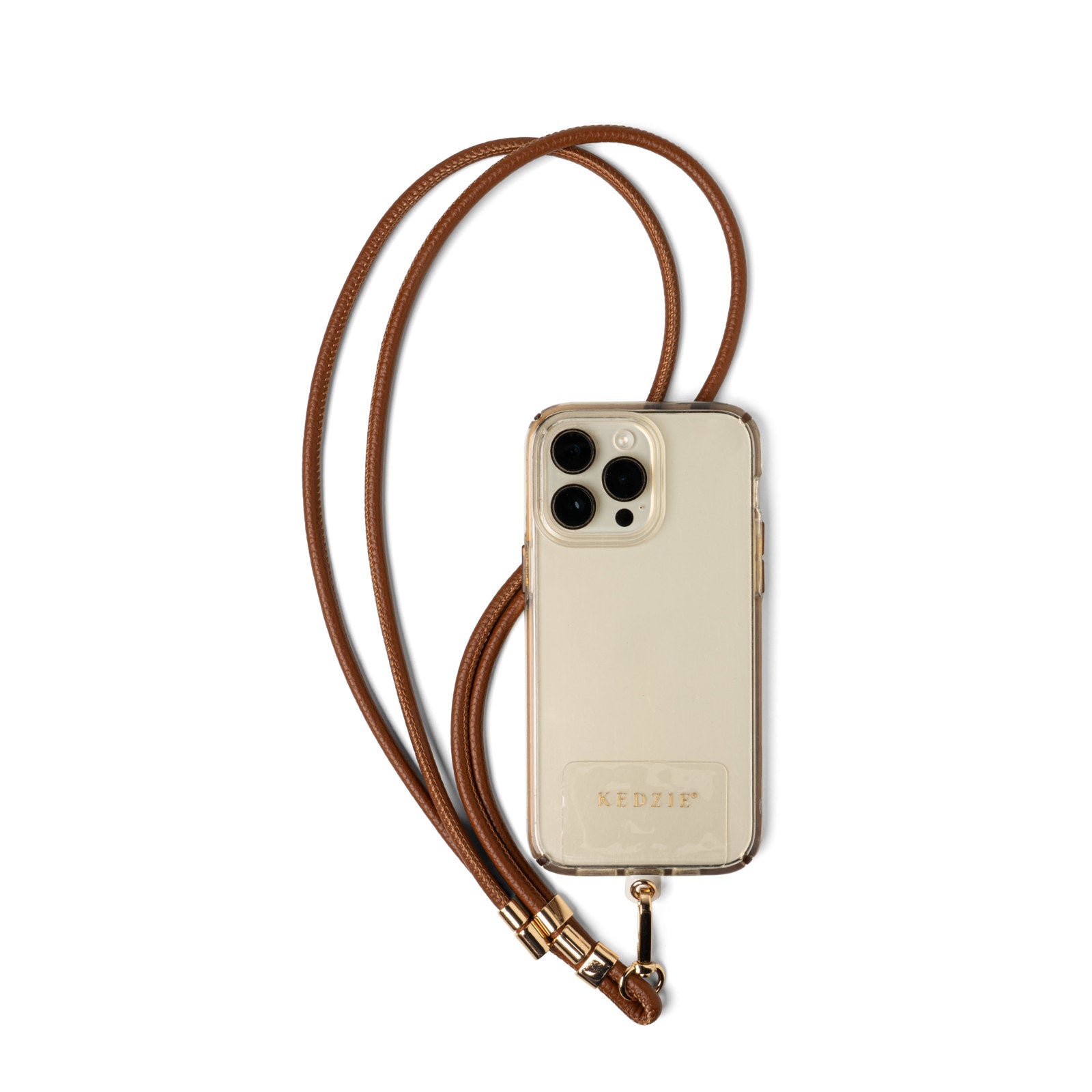 Kedzie Vegan Leather Smartphone Lanyard Set