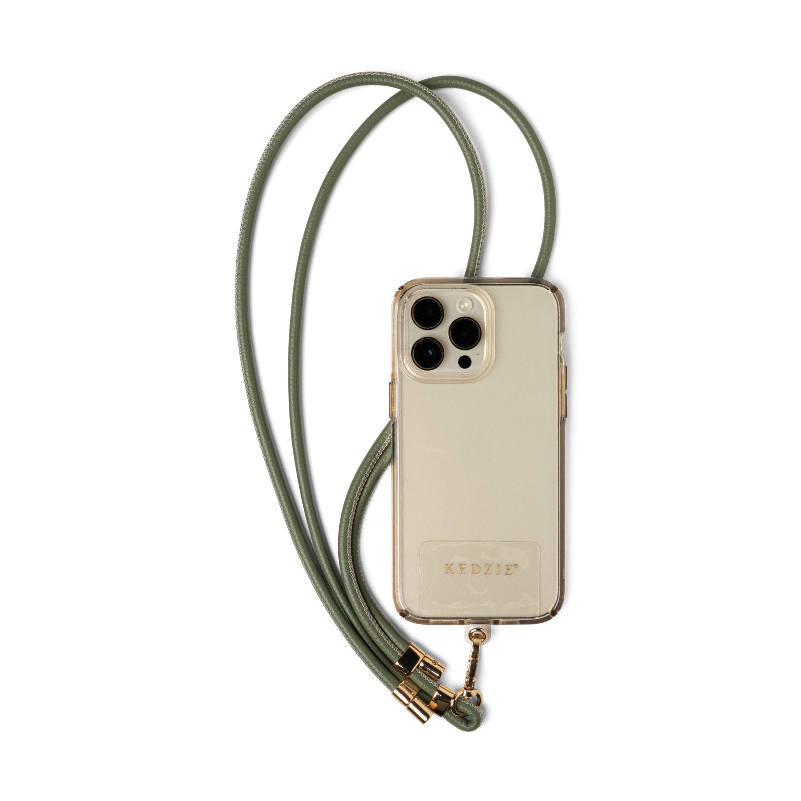 Kedzie Vegan Leather Smartphone Lanyard Set