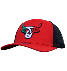 Lost Calf Mens Red/Black Mexicalf Adjustable Snapback Cap Hat