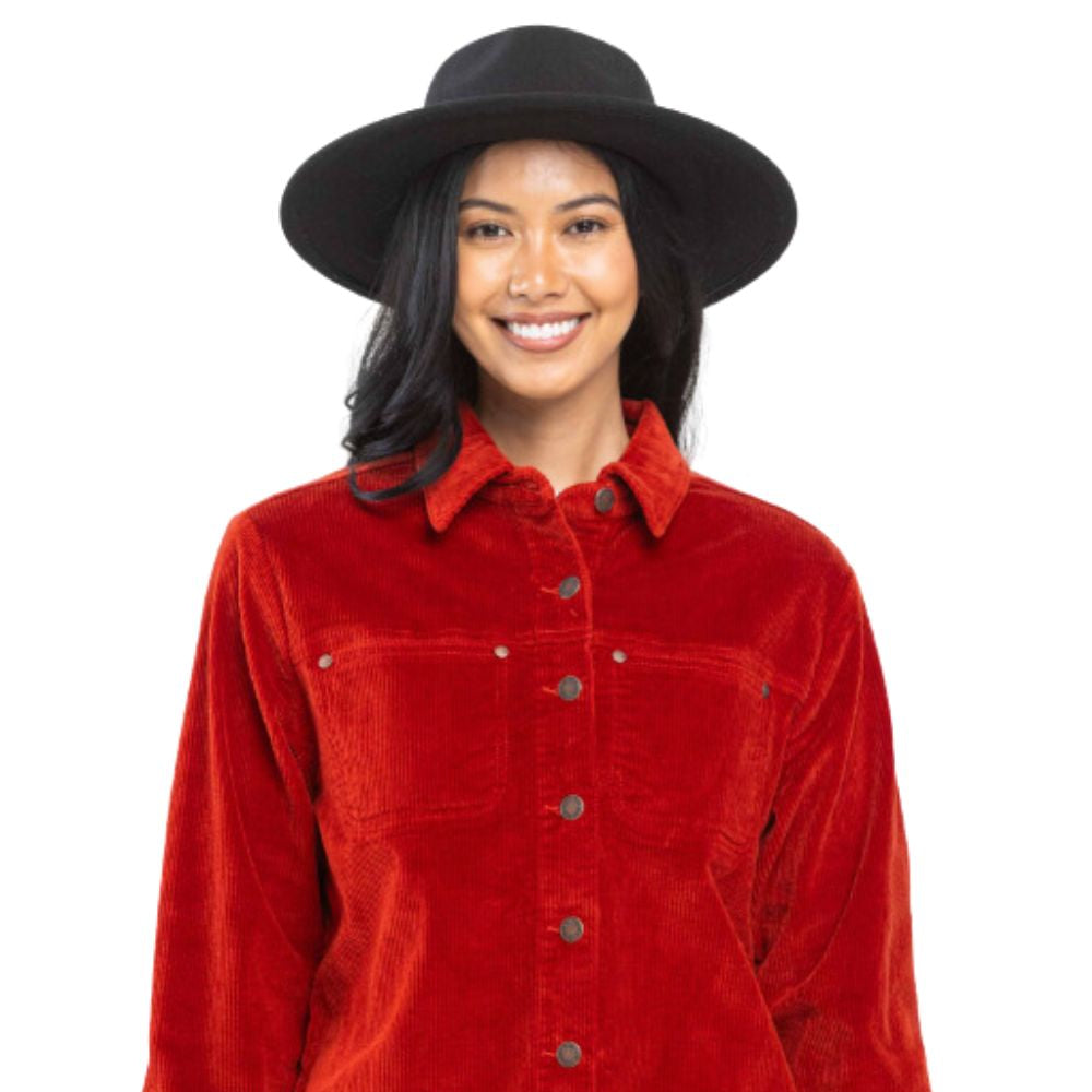 Judy Blue Womens Button Up Corduroy Overdyed Fringe Shacket