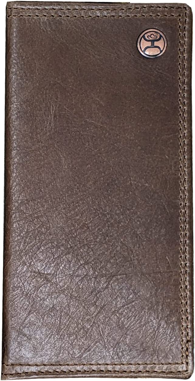 Hooey Classic Mens Rodeo Wallet Checkbook Cover With Rivot Logo