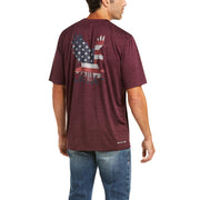 Ariat Mens Charger Graphic Eagle Jersey Short Sleeve T-Shirt