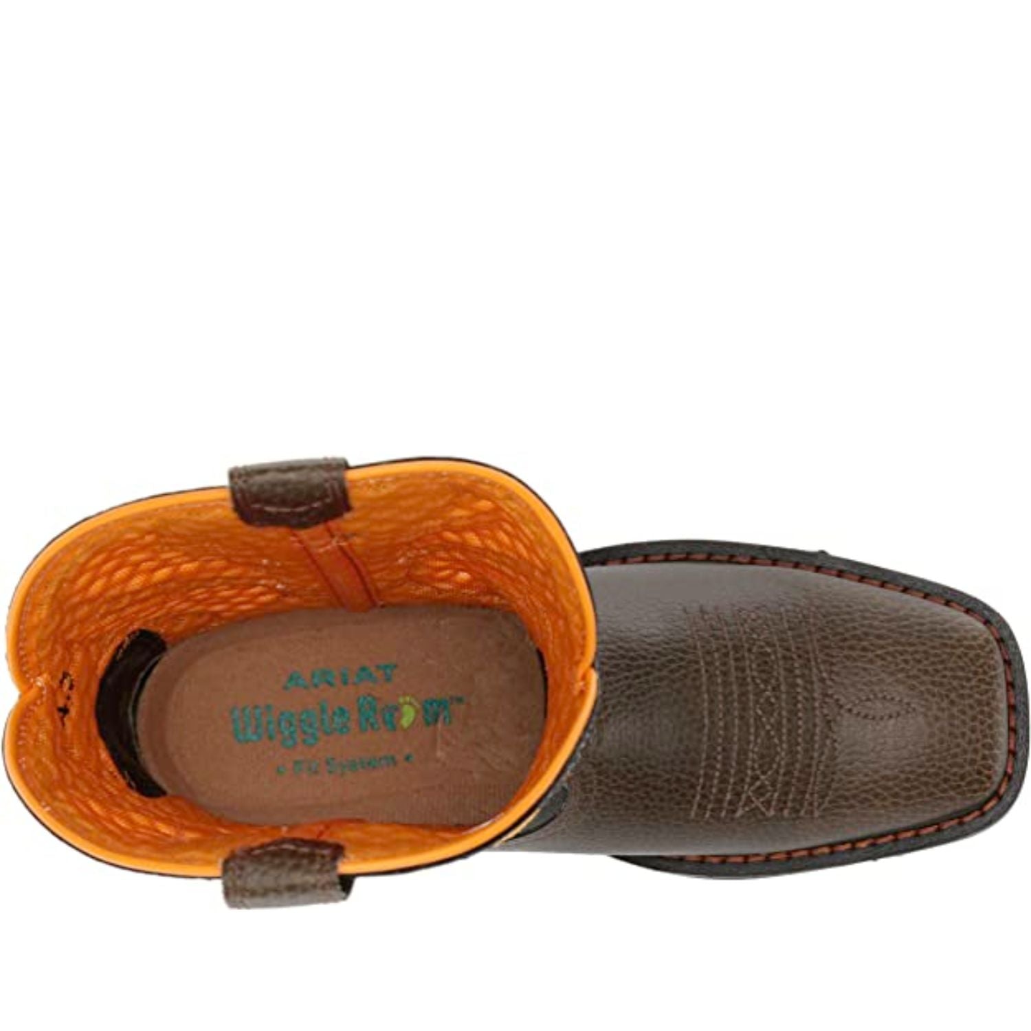 ARIAT Boys VentTEK Soft Toe Western Work Boot, Cocoa Brown