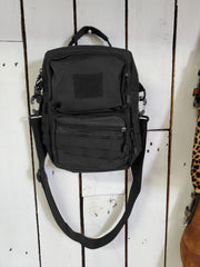 Military Canvas Convertible Crossbody Bag Backpack