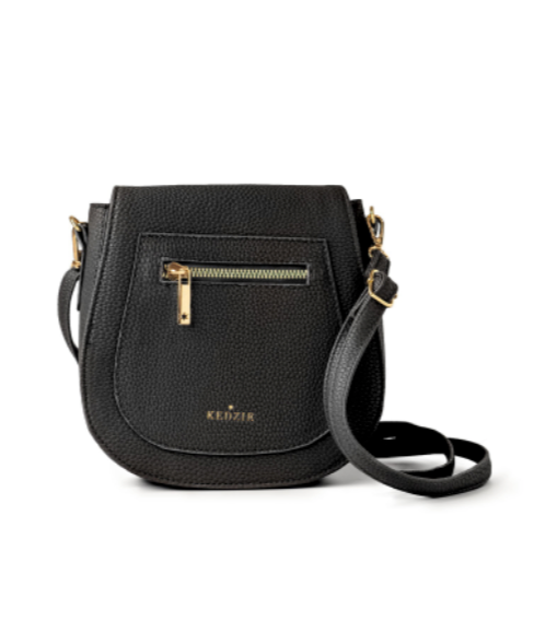 Kedzie Camden Mini Messenger Purse in Vegan Leather