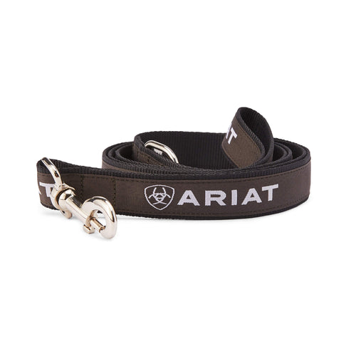 Ariat Quick Drying Durable 6 Foot Dog Leash, Black/Rebar Gray