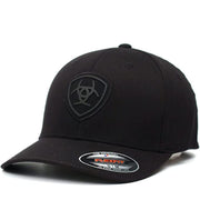 Ariat Mens Shield Patch Logo Flex Fit Fabric Cap Hat