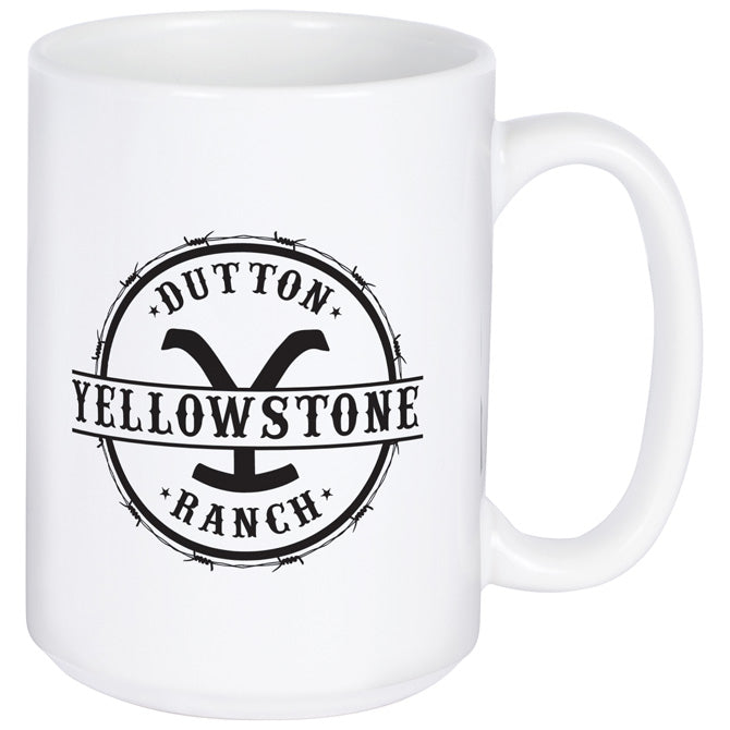 Carson Home Accents Yellowstone Dutton Ranch Boxed Ceramic Mug (14oz)