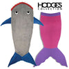 Hodges Collections Kids Mermaid Tail and Shark Fleece Blanket