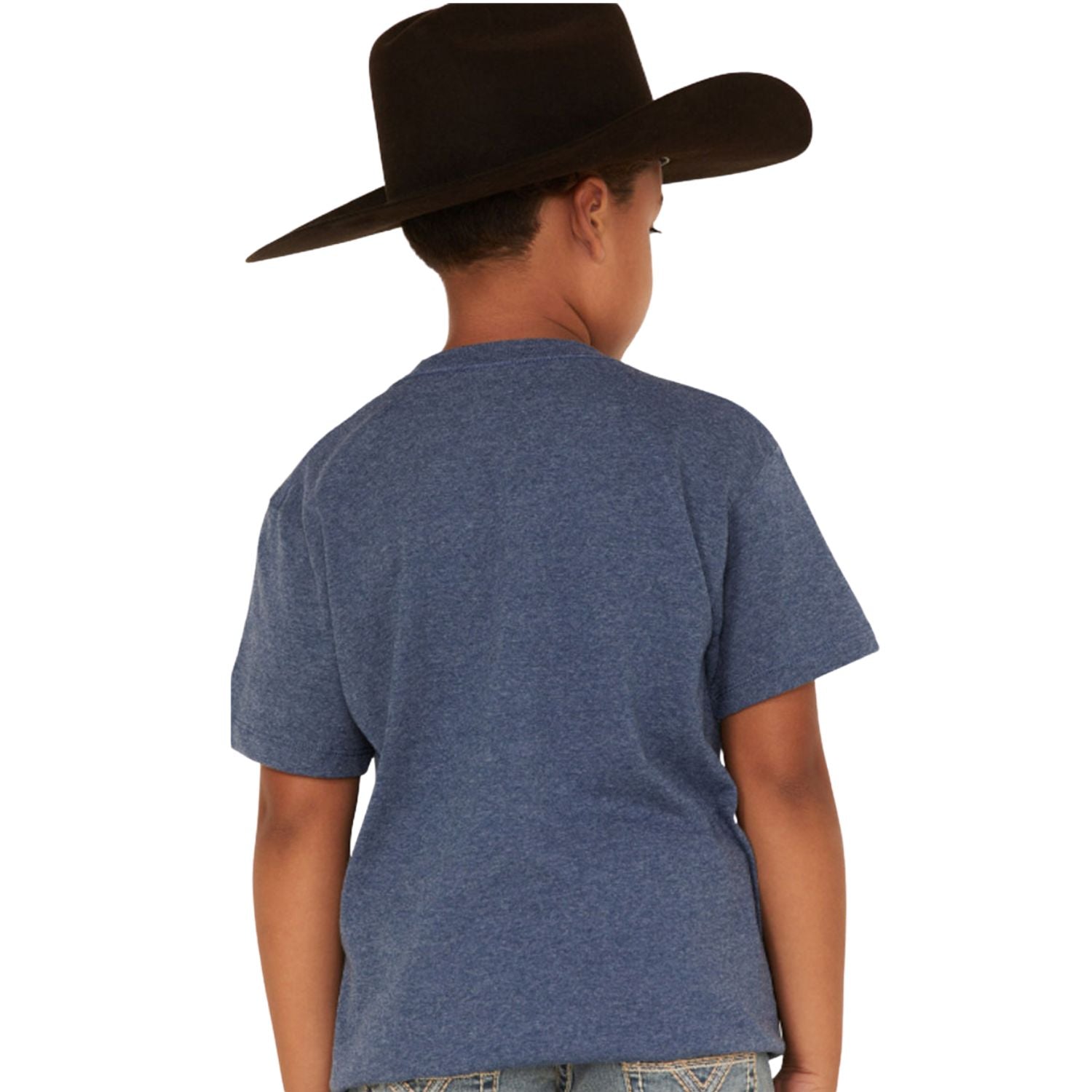 Ariat Youth Boys Script Flag Short Sleeve T-Shirt Tee