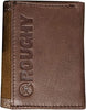 Hooey Mens Roughout Leather Tri-Fold Wallet (Tan/Brown)