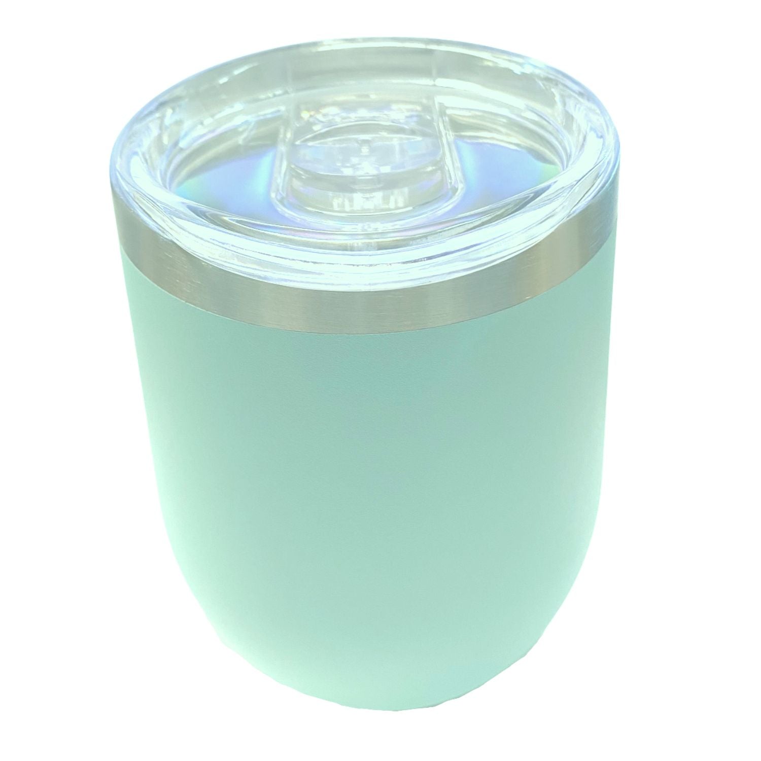 Carson Home Accents Stainless Steel 12 Ounce Wine Cooler with Splash Proof Lid