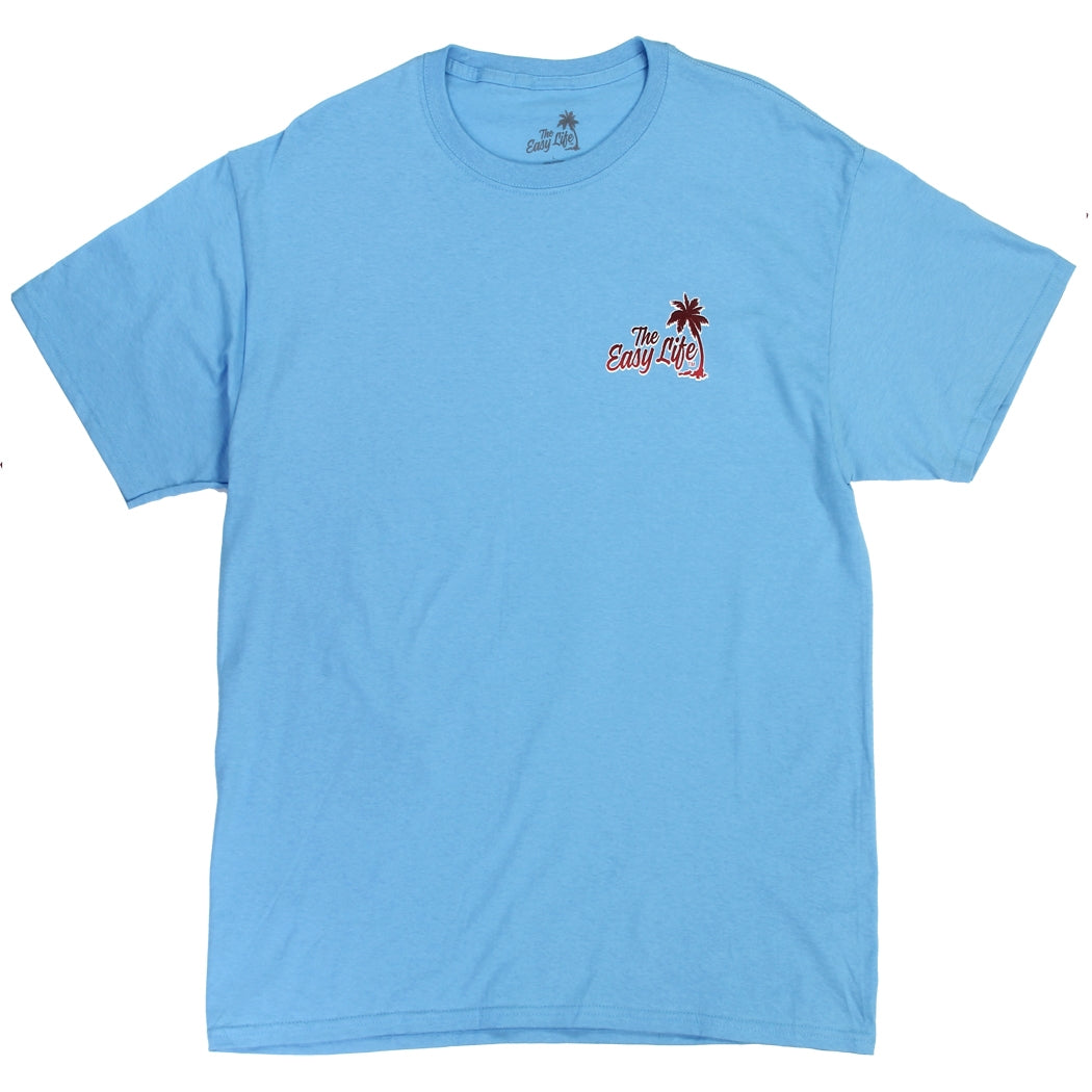 The Easy Life Mens Short Sleeve Graphic T-Shirt
