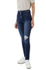 Kancan Womens Donovan High Rise Super Skinny Denim Jeans
