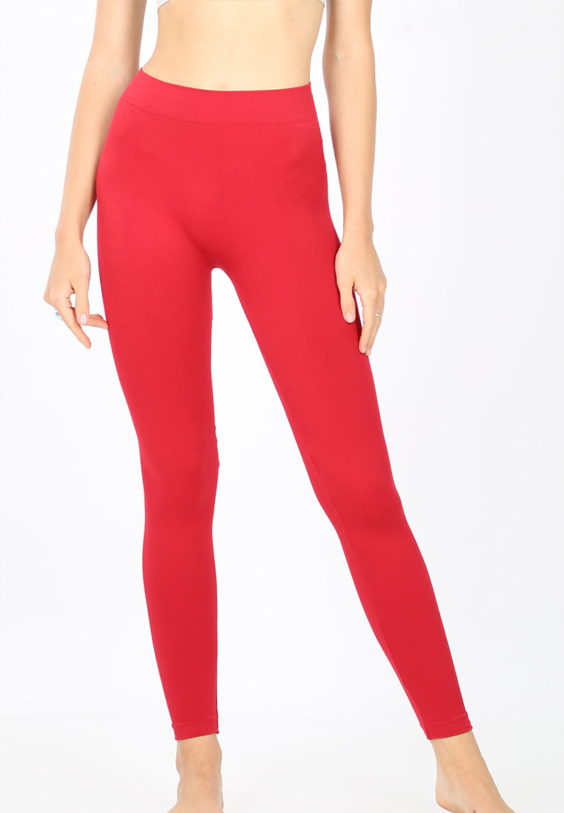 Zenana Womens Classic Seamless Leggings