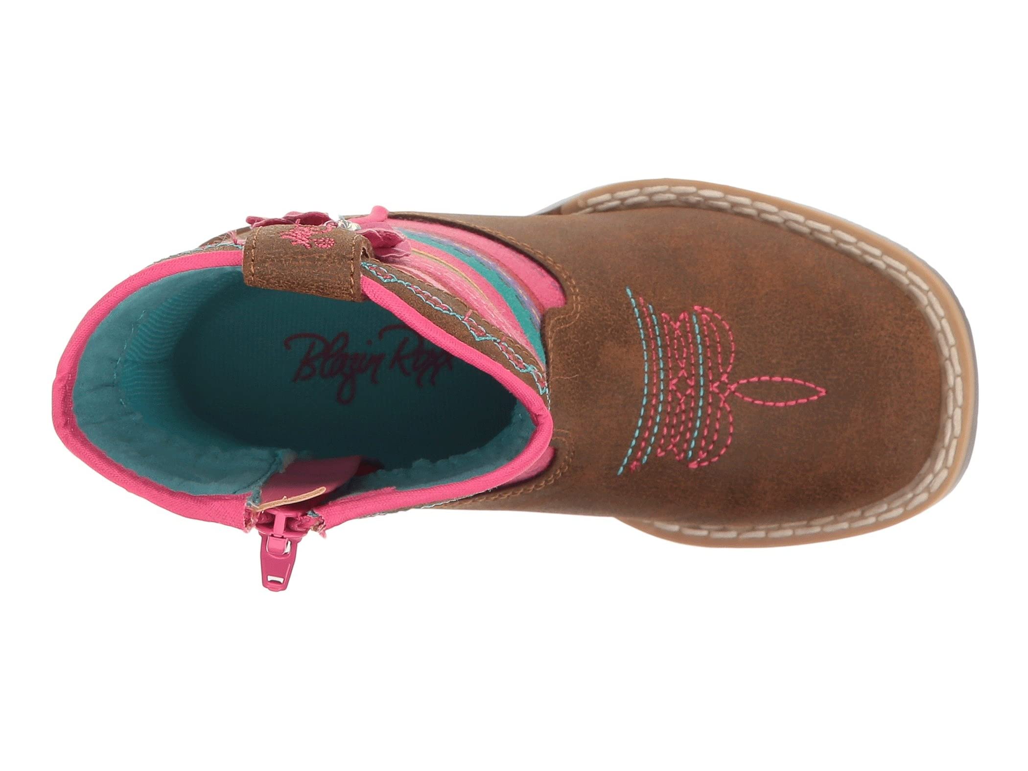 Twister Camilla Toddler Girls Western Cowgirl Square Toe Boots