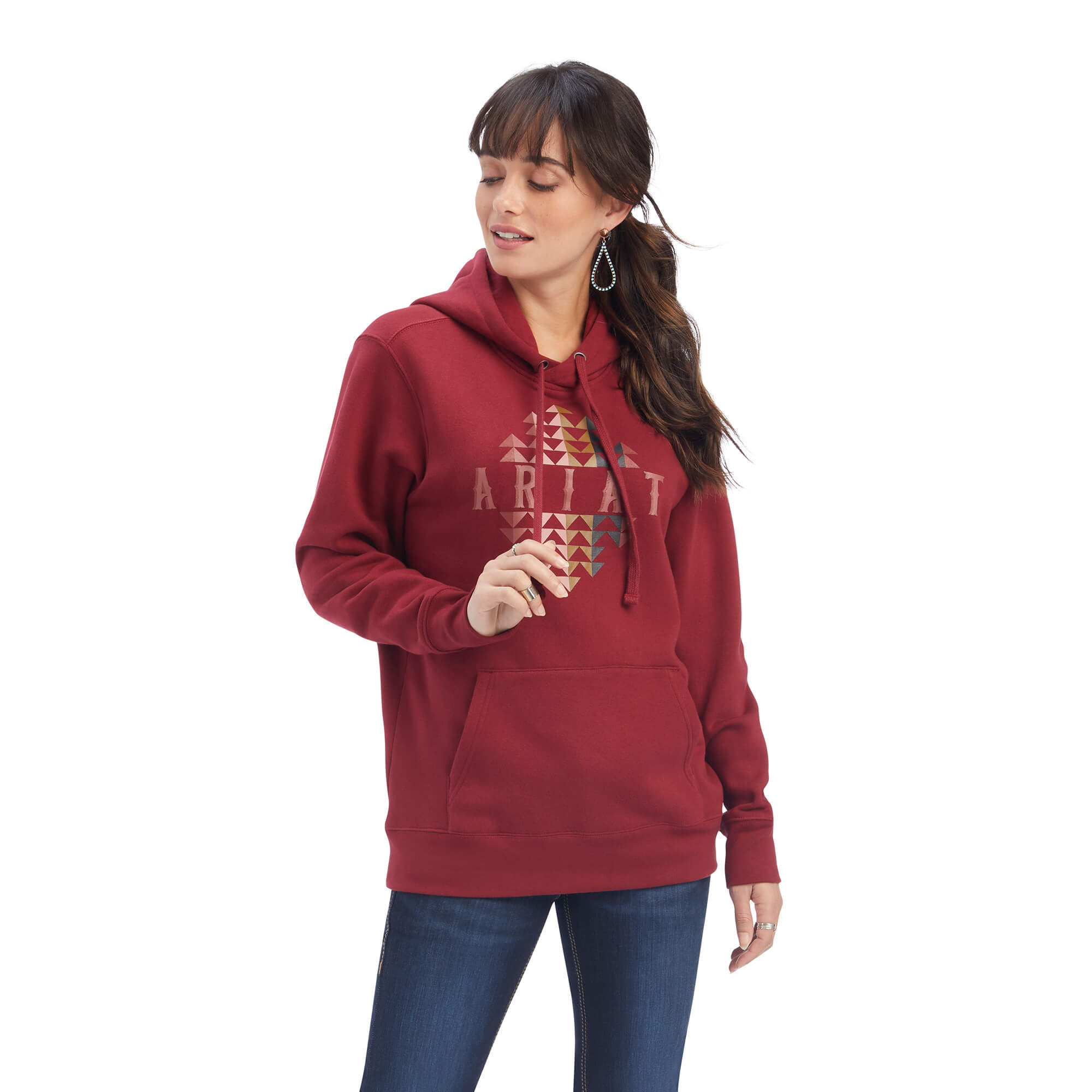 Ariat Womens REAL Beartooth Long Sleeve Hoodie