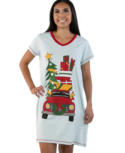 Lazy One Christmas Cars Family Holiday Pajama Collection