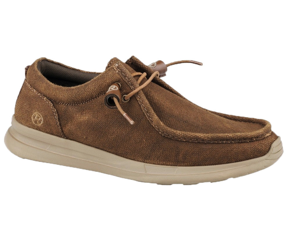 Roper Mens Chillin Low Top Chukka Casual Canvas Shoes