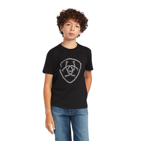 Ariat Youth Boys Minimalist Flag Short Sleeve T-Shirt