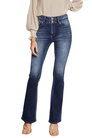 Kancan Womens Terri Ultra High Rise Super Skinny Denim Jeans