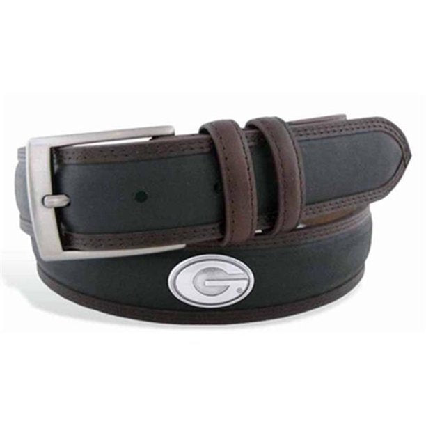 ZEP-PRO Mens NCAA Two Tone Leather Concho Belt