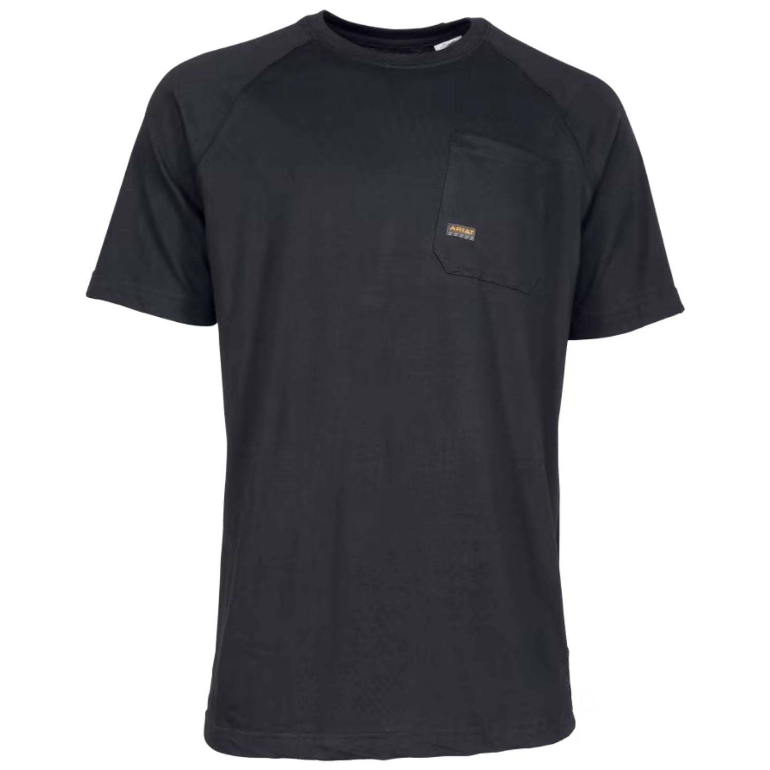 Ariat Womens Rebar Cotton Strong Short Sleeve Work Tee Shirt, Black