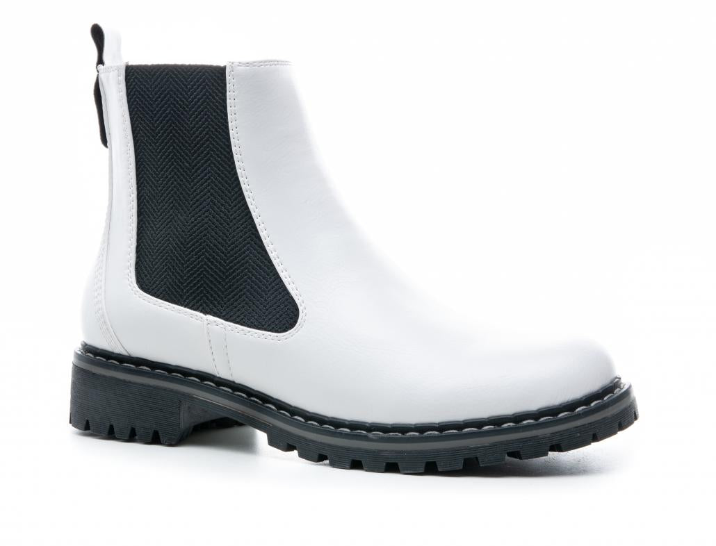 Corkys Womens To Be Honest Faux Leather Ankle Bootie