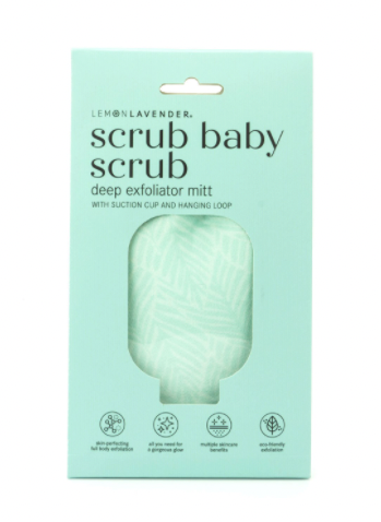 Lemon Lavender Scrub Baby Scrub Deep Exfoliator Mitt, Assorted