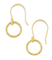 Myra Enchanting Earrings, Gold Toned
