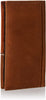 Nocona Mens Basketweave Overlay Cross Concho Leather Rodeo Wallet (Brown)
