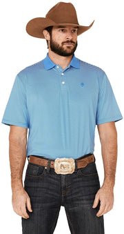 Ariat Men's Micro Stripe Short Sleeve Polo Shirt