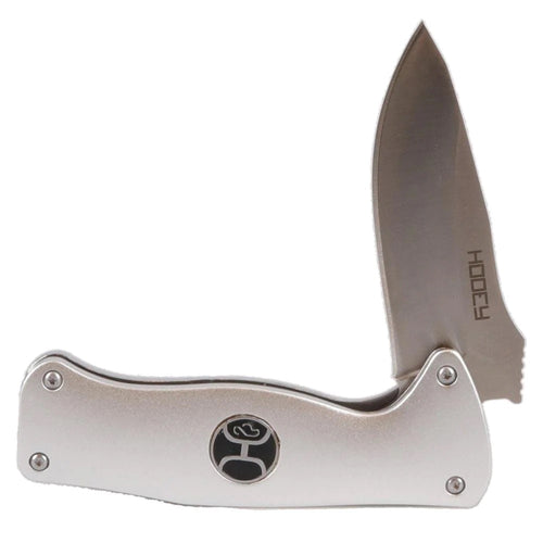 Hooey "SILVER FLIPPER" 4" Stainless Steel Pocket Knife