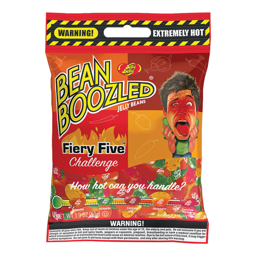 Jelly Belly BeanBoozled Fiery Five Jelly Beans, 1.9 oz Bag