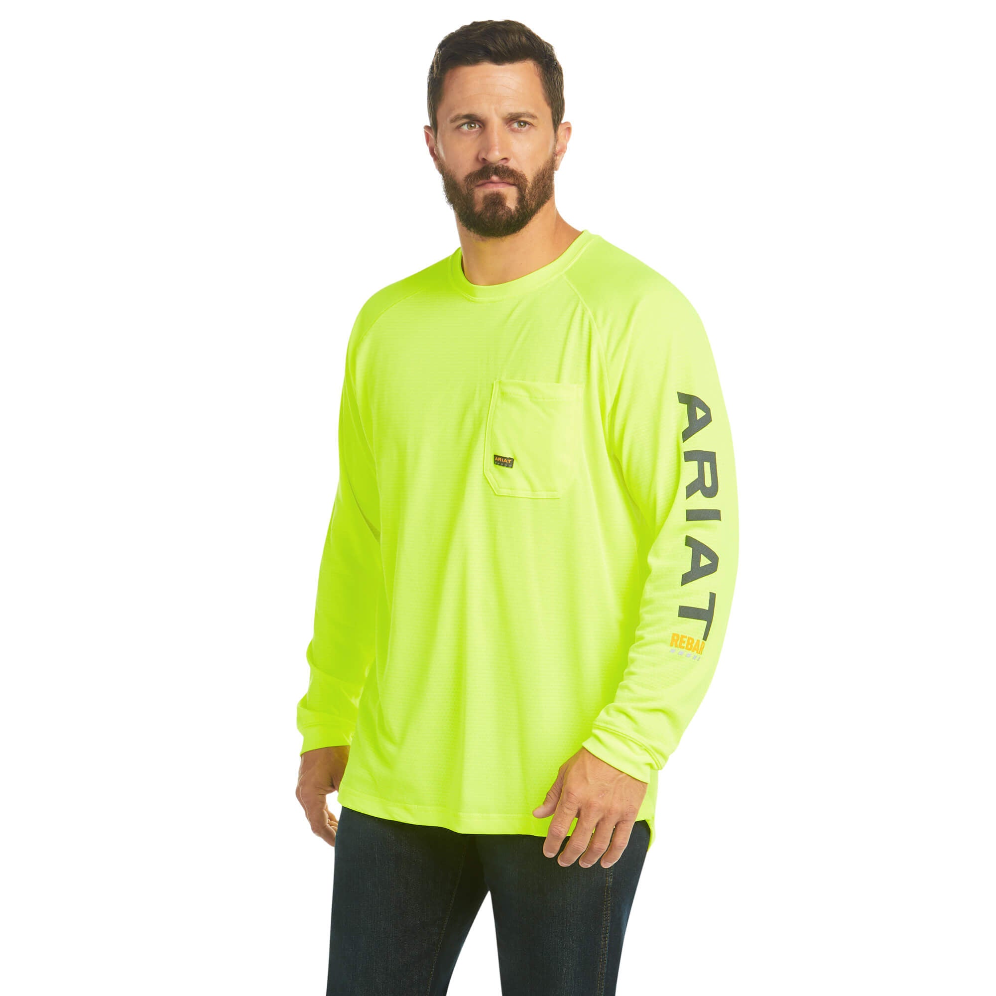 Ariat Mens Rebar Heat Fighter Long Sleeve T-Shirt