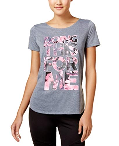 Energie Juniors' Graphic T-Shirt (Heather Grey, XL)