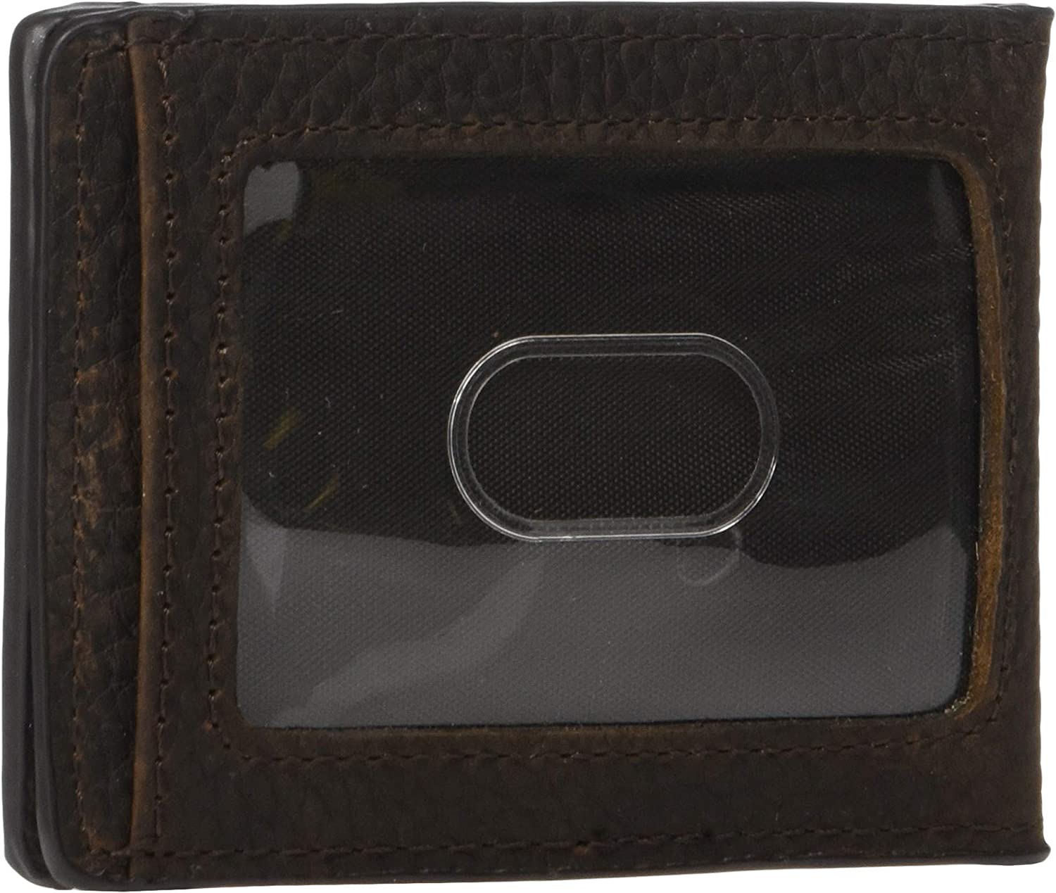 Ariat Shield Bottle Opener Money Clip Bifold Wallet (Brown Rowdy, One Size)