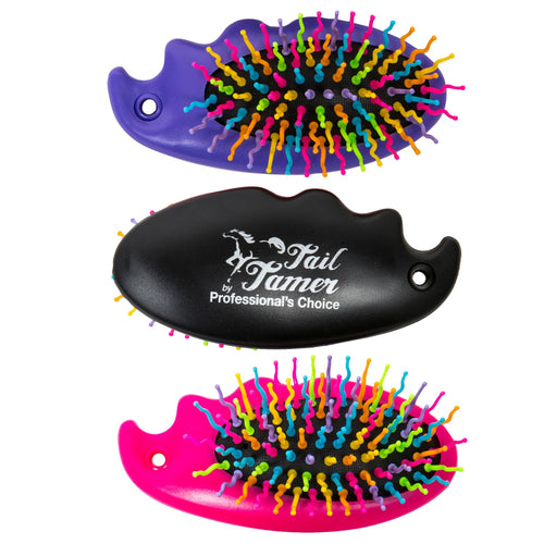 Professional's Choice Tail Tamer Rainbow Mini Mane Brush, Assorted Colors