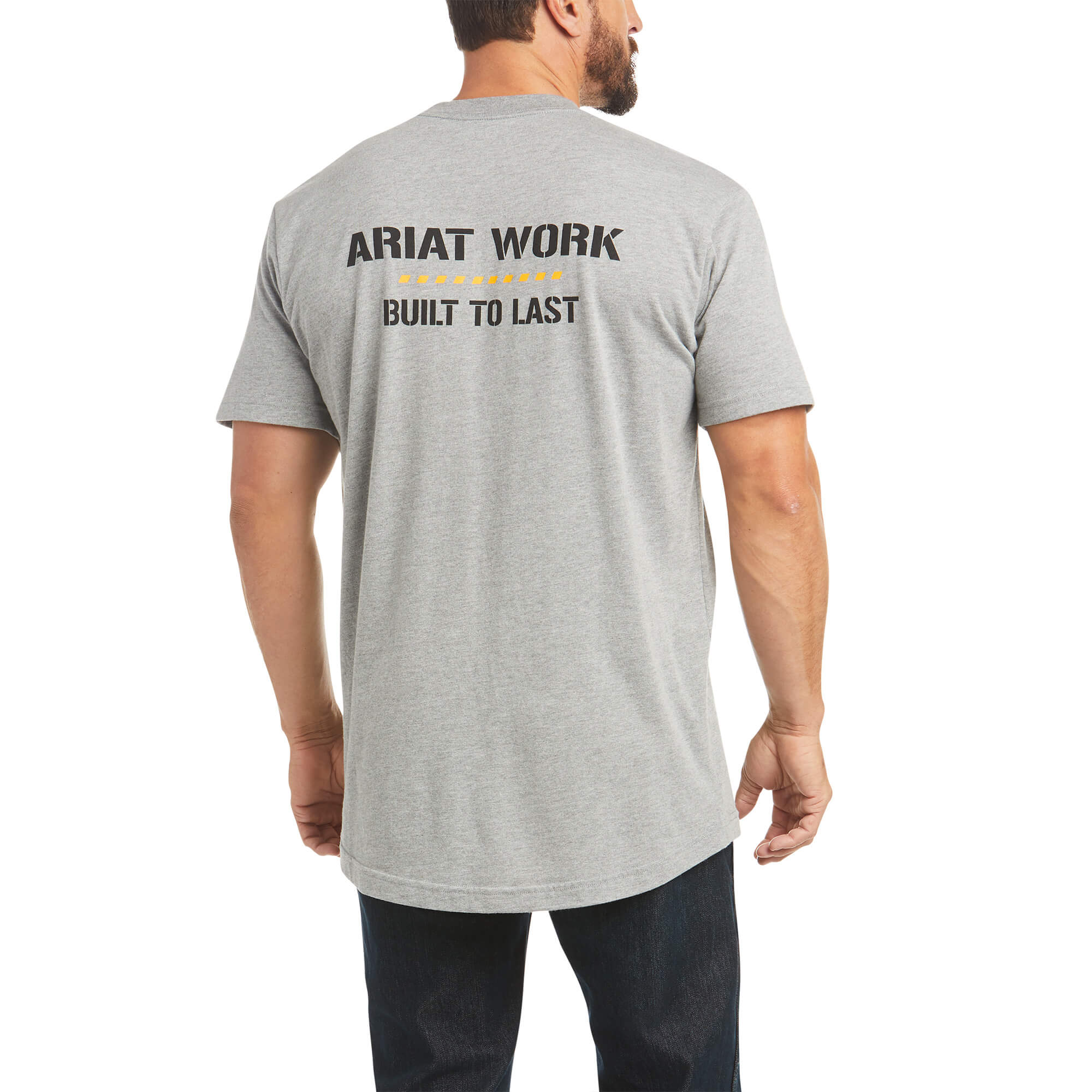Ariat Mens Rebar Cotton Strong Work Done Right Short Sleeve T-Shirt
