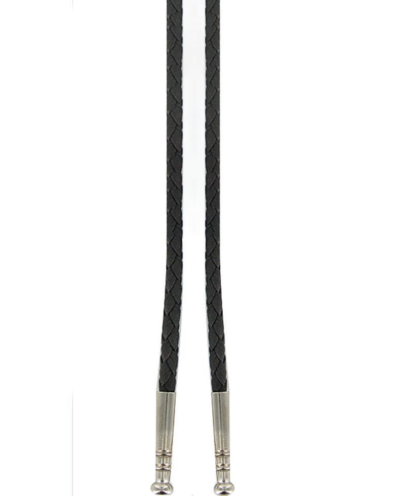 M&F Western Double S Mens Bolo Neck Tie Oval Flying Eagle (Silver/Gold)