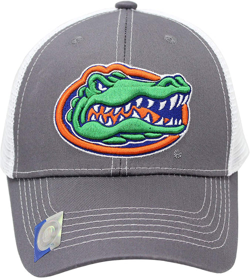 Collegiate Headwear NCAA College Team Grey Ghost Mesh Embroidered Snap Back Hat