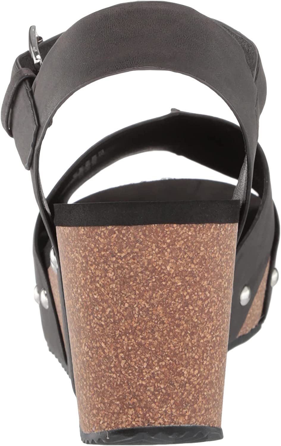 Volatile Womens Nekoma Ankle Strap Wedge Sandals