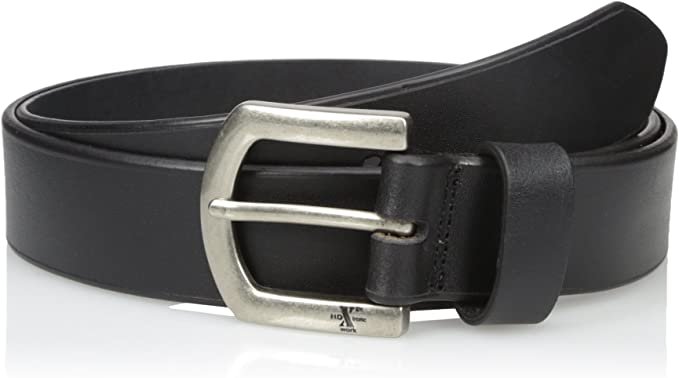 Nocona Mens HD Xtreme Work Beveled Leather Belt, Black