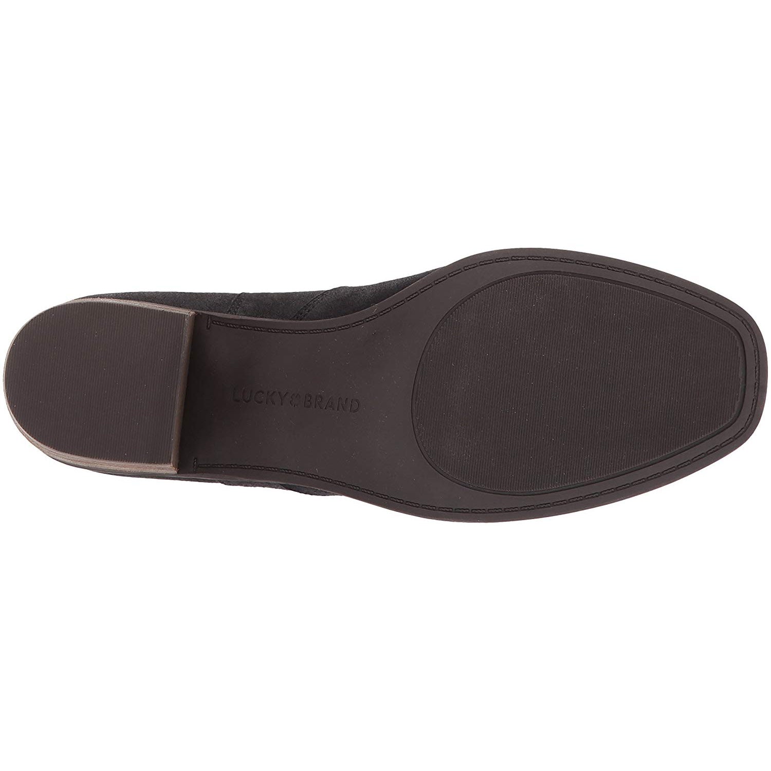 Lucky Brand Women's Makenna Fringe Booties (Black, 6M)